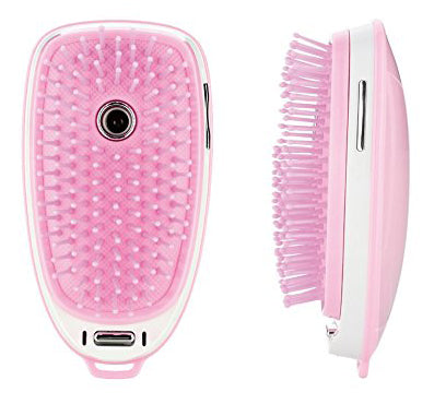 Electric Head Massage Comb Steam Anti-static Hair Care Battery