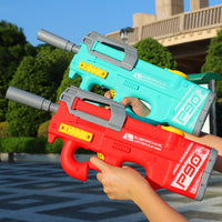 New P90 Electric Water Gun High-Tech Kids Toys Outdoor 