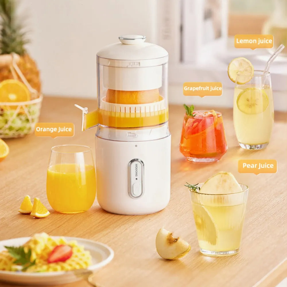 Multifunctional Wireless Electric Juicer Steel Orange 