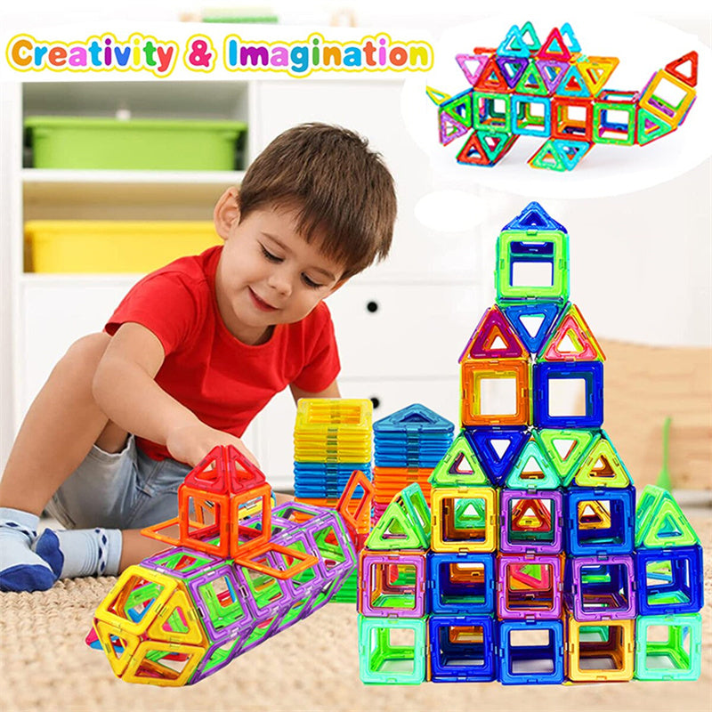 Magnetic Building Blocks DIY Magnets Toys For Plastic build