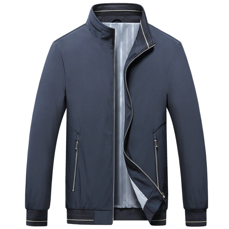 Stand Collar Men's Jacket Fashion Brand