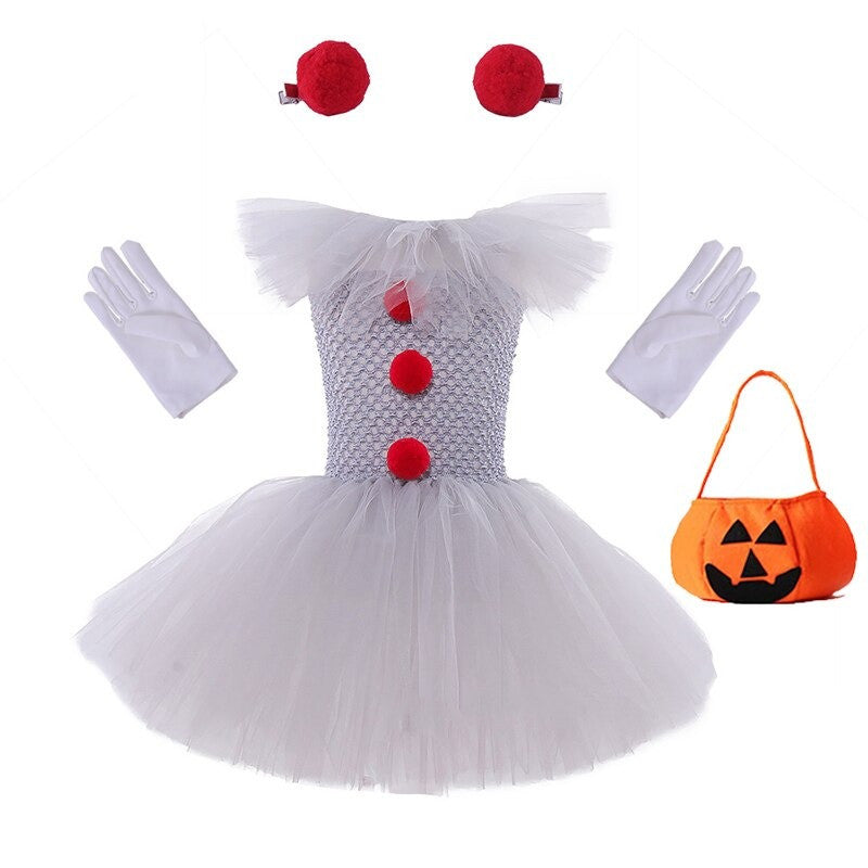 Mesh Princess Dress Set Children's Halloween Costume